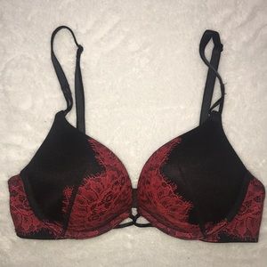 Limited Edition Red & Black Bombshell Bra 32B